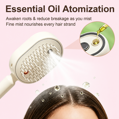 WomShine™ Rechargeable Spray Massage Hair comb